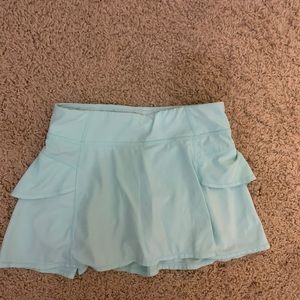 Athleta Girl turquoise tennis skirt